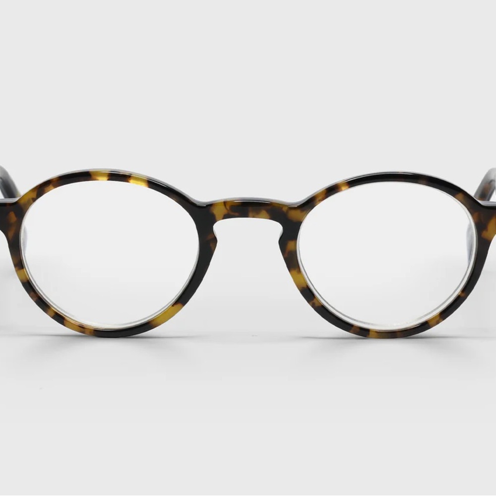 Allen Edmunds eyebobs Board Stiff Readers (1.5 strength) ACCENTS ARE GREEN
